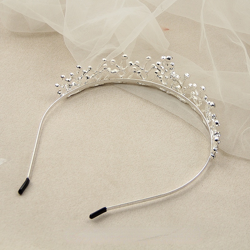 Vương Miện Hợp Kim Đính Đá Lấp Lánh Sang Trọng Cho Cô Dâu