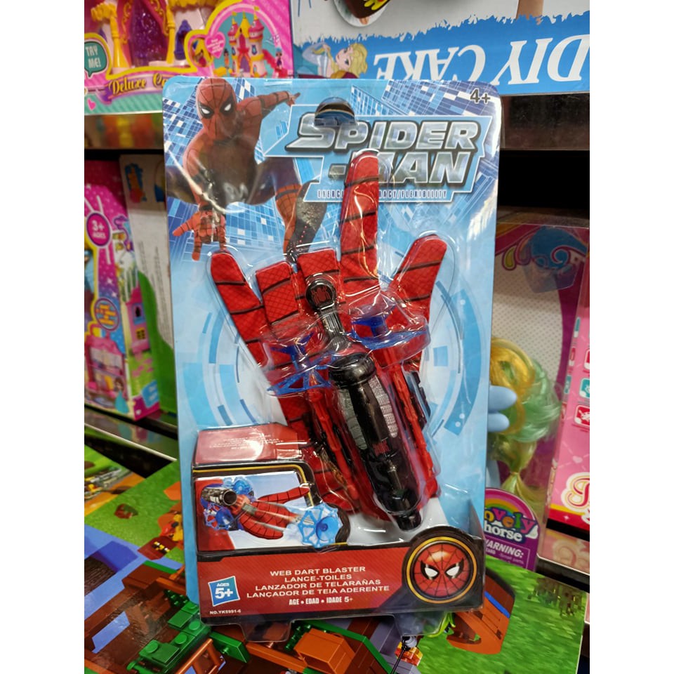 5991-1 - Găng tay siêu nhân người nhện Spider man bắn tơ - đồ chơi siêu nhân Spider man