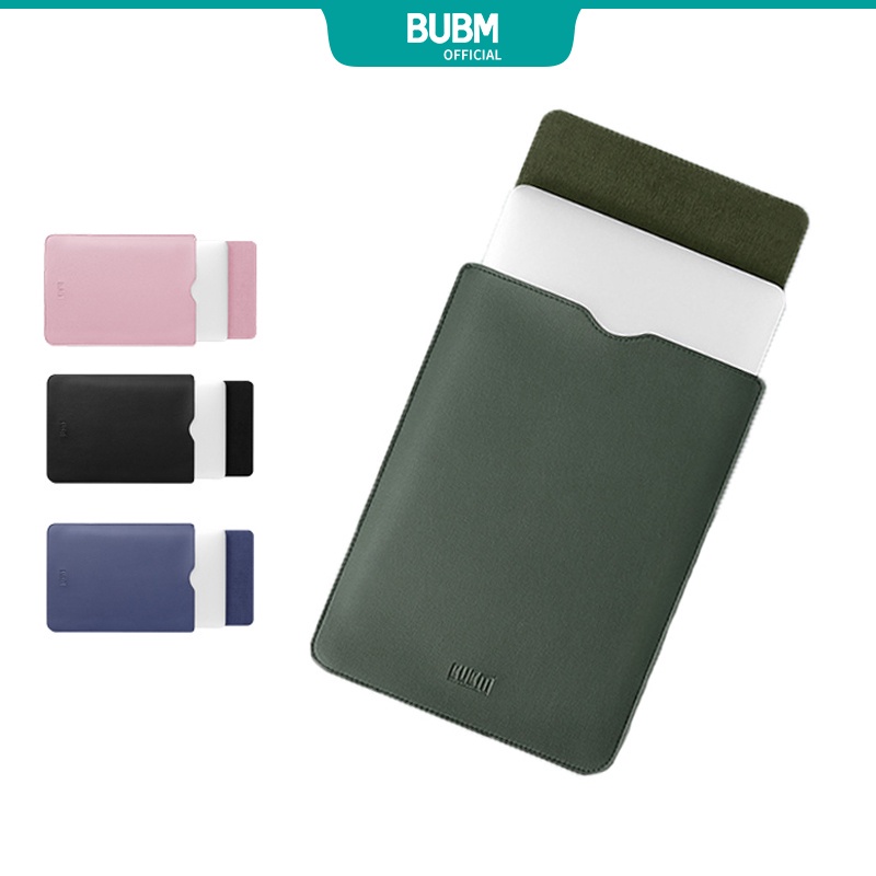 Túi Da PU BUBM Chống Sốc Chống Thấm Nước Đựng Máy Tính Bảng iPad air 10.9 12 13 15inch