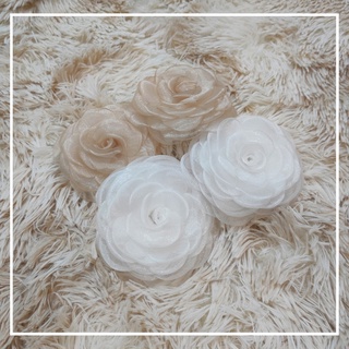 Bông cài áo - trâm cài áo Hoa vải cài áo cao cấp hàng handmade siêu đẹp