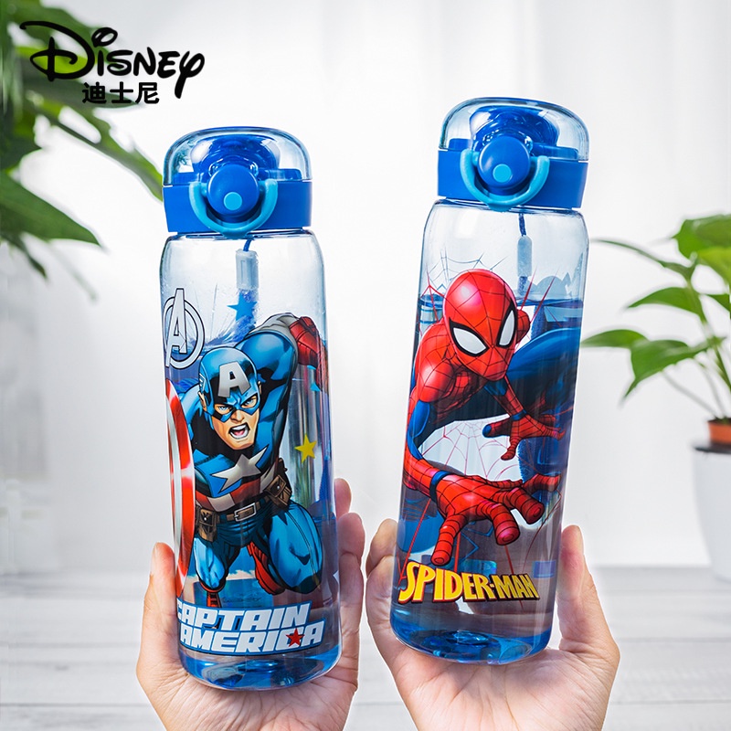 Bình Nước Bằng Nhựa Họa Tiết Disney Dễ Thương Cho Các Bé