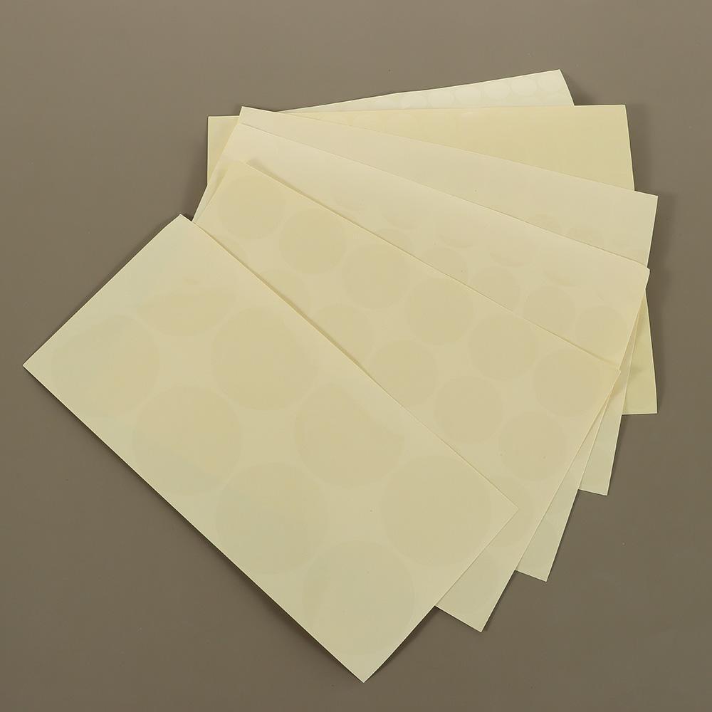 YEW Set 8 / 24 / 48 / 70 / 96 / 132 Miếng Dán Túi Tròn Chấm Bi