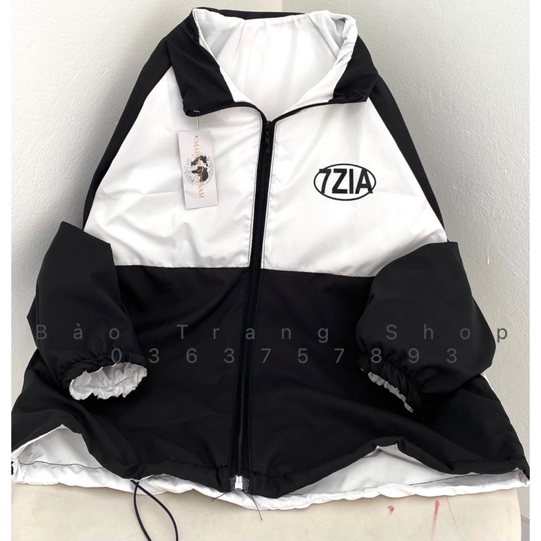 Áo Khoác Dù 7ZIA Nam Nữ Form Rộng Unisex 1 Lớp Siêu Hot Ulzzang