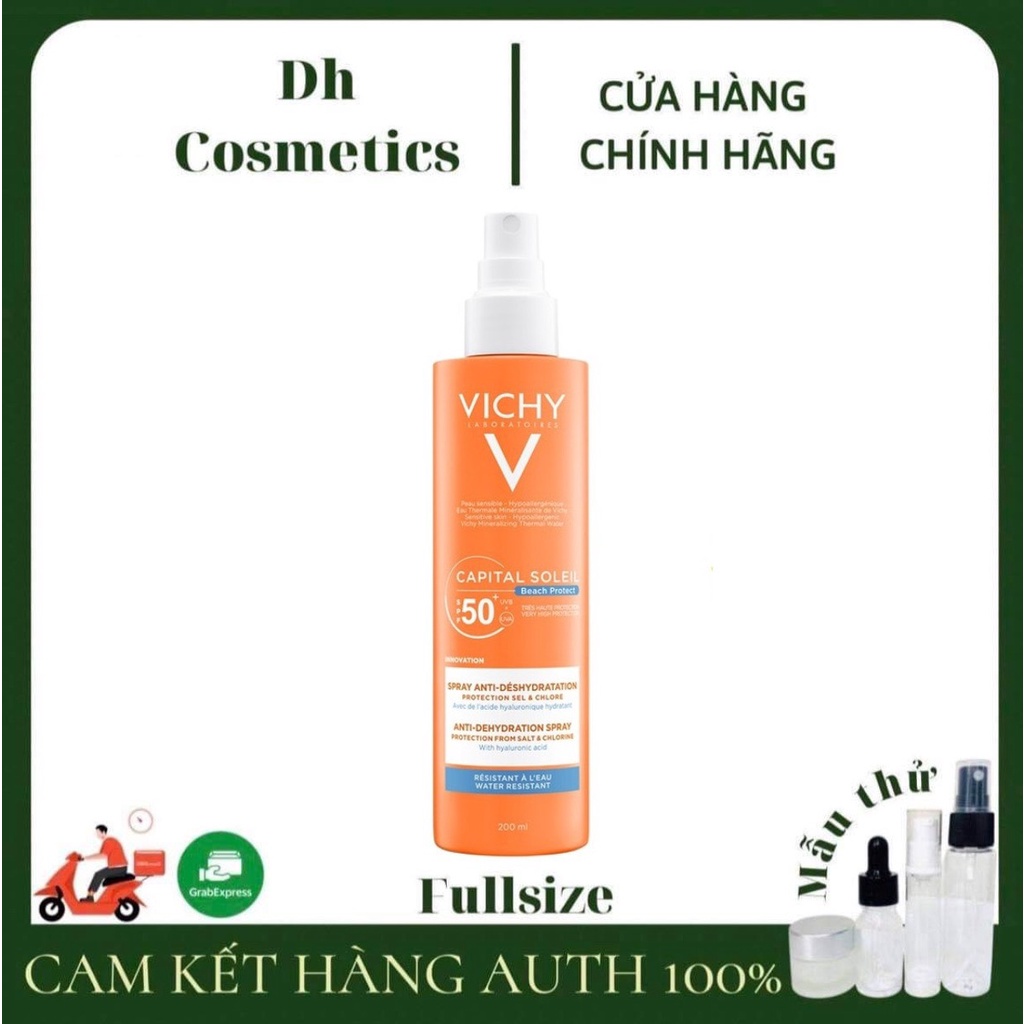 Xịt Chống Nắng Vichy Body 200ml Beach Protect SPF50+