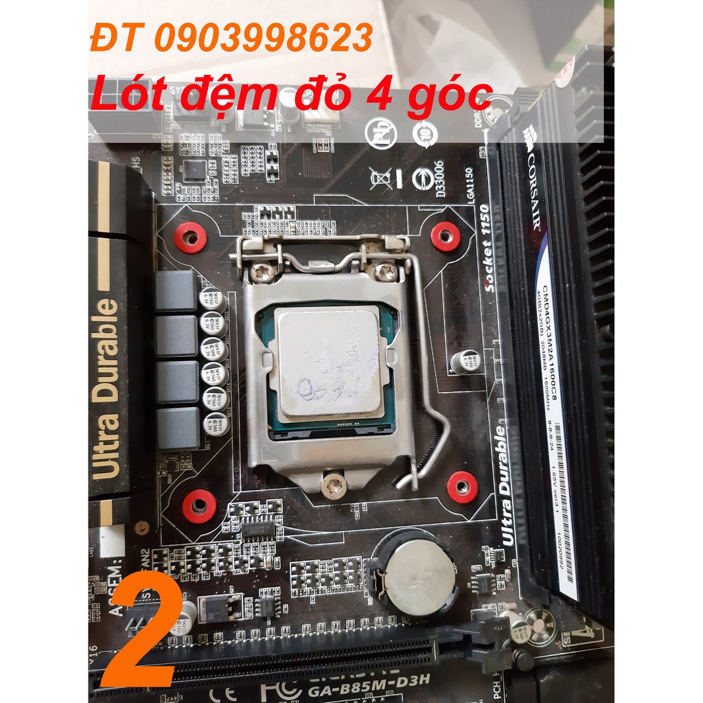 Bộ Gông mod tản nhiệt AMD dạng gài cho Intel soclet 115x 1200