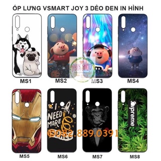 [HOT] Ốp lưng vsmart joy 3 dẻo đen in hình đẹp (p A)