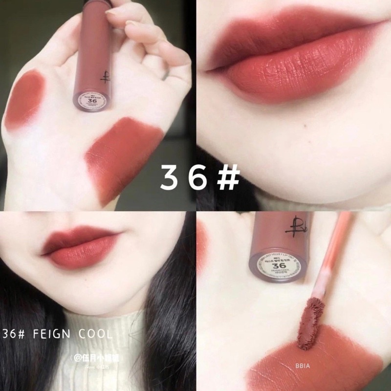 Son Kem Lì Bbia Last Velvet Lip Tint Version 8 Màu 36 Feign Cool Hồng Nâu 5g