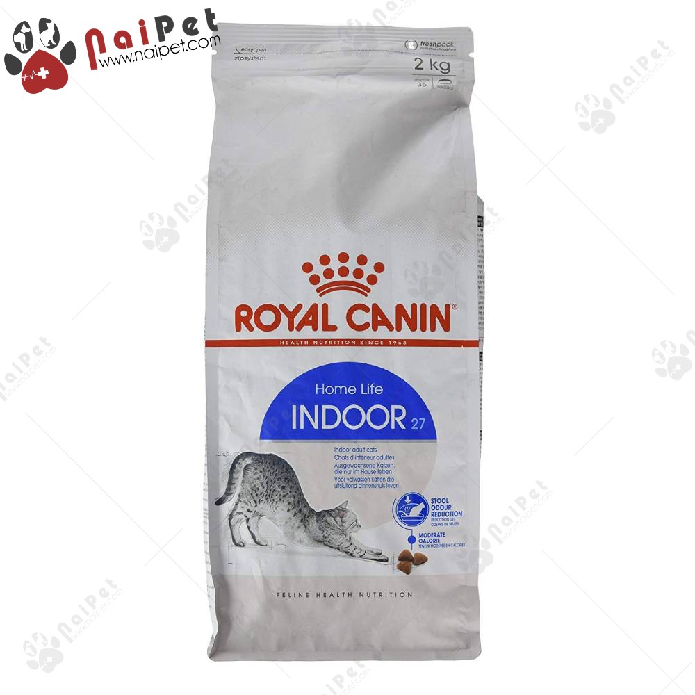 Thức Ăn Hạt Cho Mèo Trưởng Thành Sống Trong Nhà Home Life Indoor 27 Royal Canin 1kg