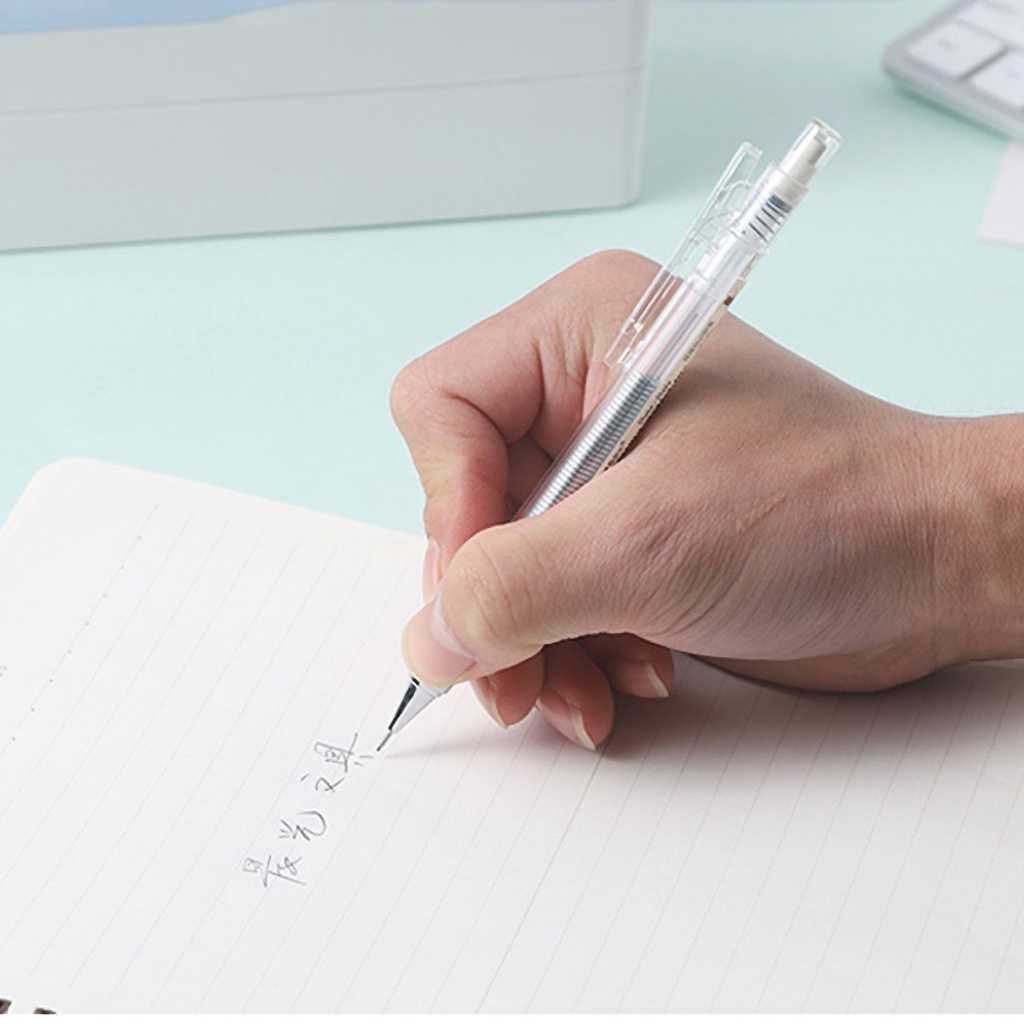 Bút Chì Bấm Ngòi 0.5mm 0.7mm Trong Suốt Thiết Kế Sáng Tạo