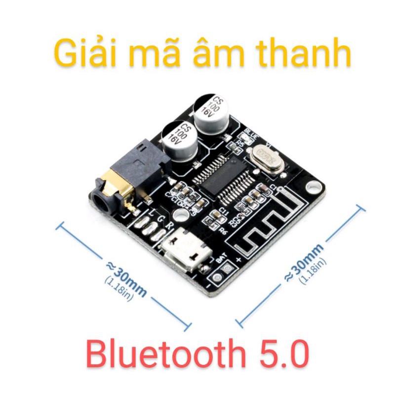 Mạch Bluetooth 5.0/ Mạch giải mã âm thanh bluetooth 5.0