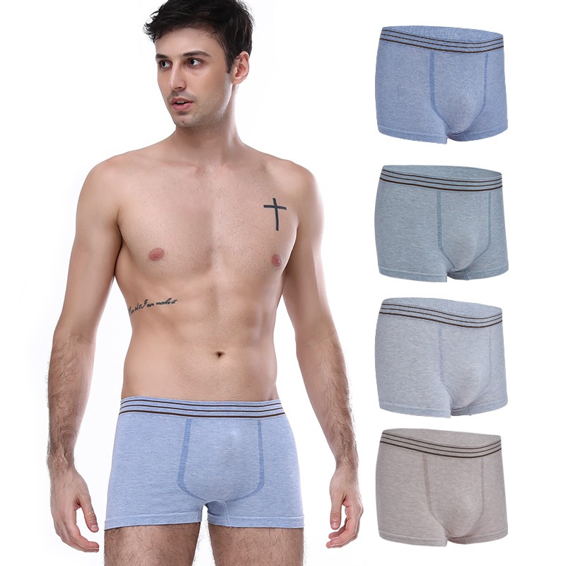 Quần Lót Nam Boxer Chất Liệu Cotton Thoáng Khí