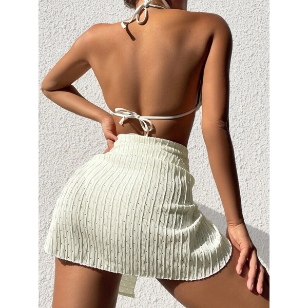 Bikini bãi biển ba mảnh Châu Âu và Mỹ phong cách đồ bơi nữ