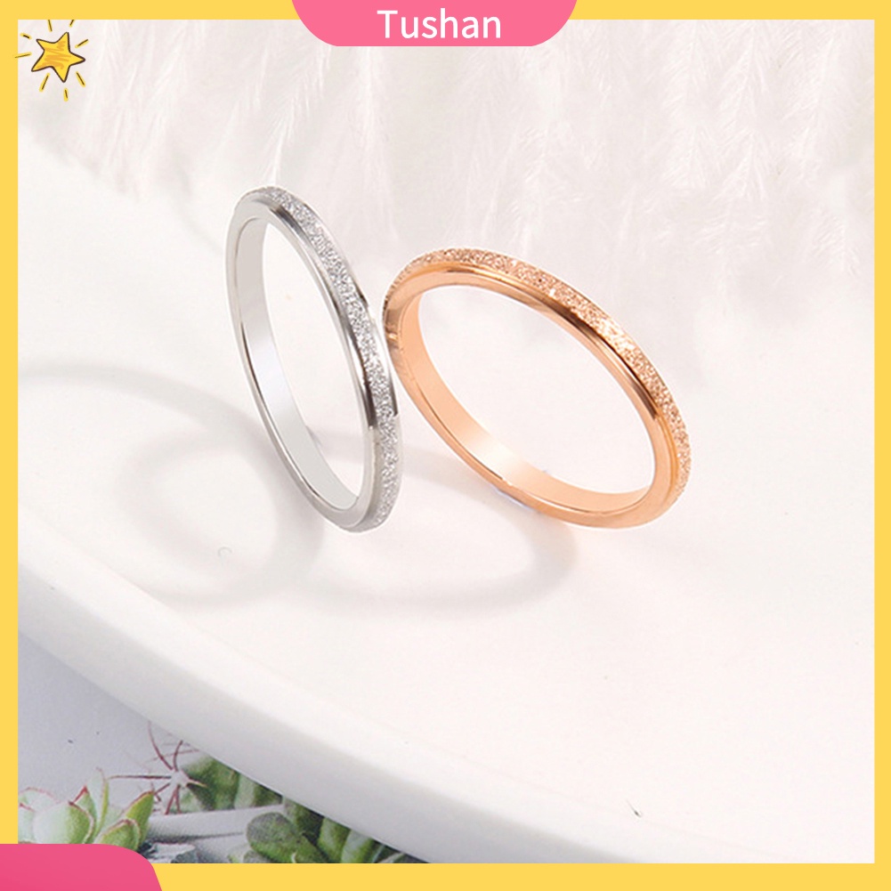 Nhẫn Cưới Bằng Thép Titanium Cho Nam Và Nữ