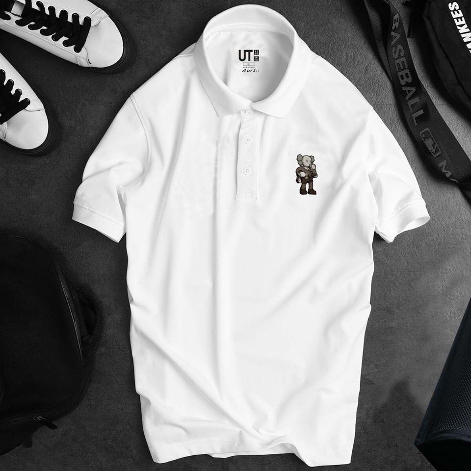 Áo thun nam có cổ , áo polo nam đẹp ( ÁO POLO KAWS ) -Hàng nhập khẩu