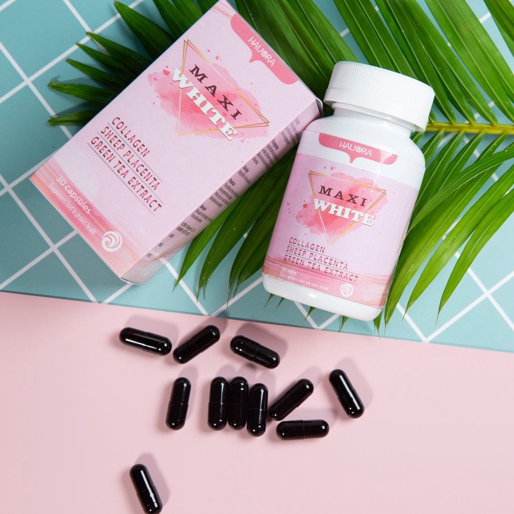 Maxi White Collagen Chống Lão Hóa Da, Giảm Nám, Tàn Nhan Và Trắng Da