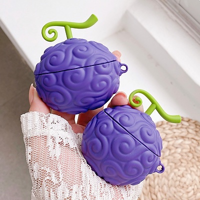 Bao Case OP Cho Airpods 1&2 / Airpods Pro / Airpods 3 Trái Ác Quỷ Luffy Gomu Gomu Nomi.