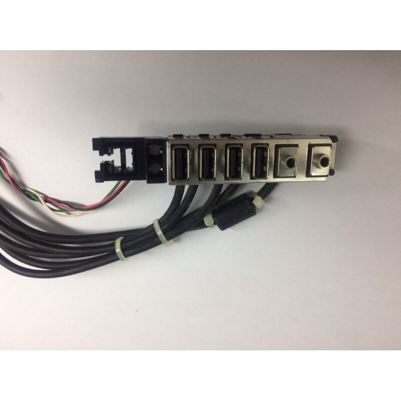 Cổng usb và audio phía trước máy đồng bộ HP DELL