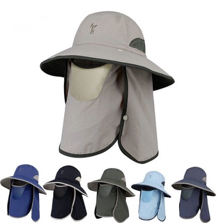 Mũ nón chống nắng golf có khăn chùm trước và sau