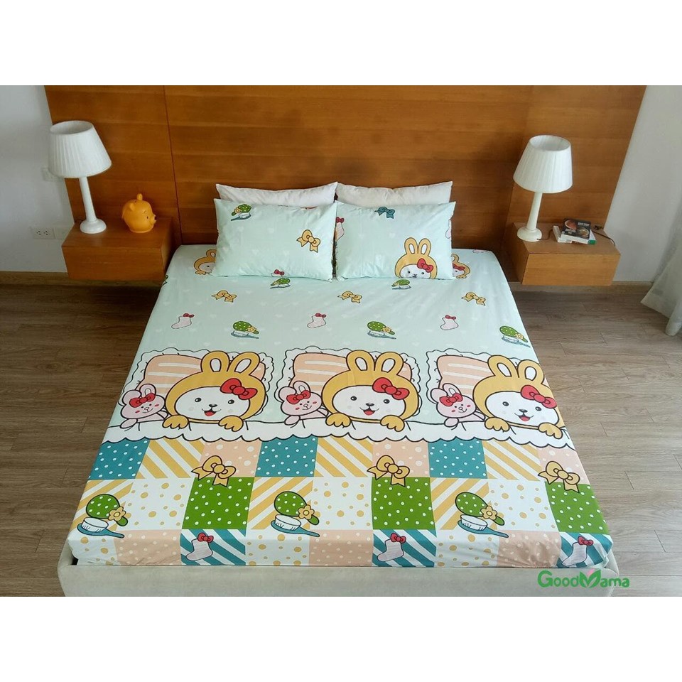 DRAP CHỐNG THẤM COTTON [GOODMAMA] 100% COTTON AN TOÀN CHO TRẺ SƠ SINH VÀ TRẺ NHỎ