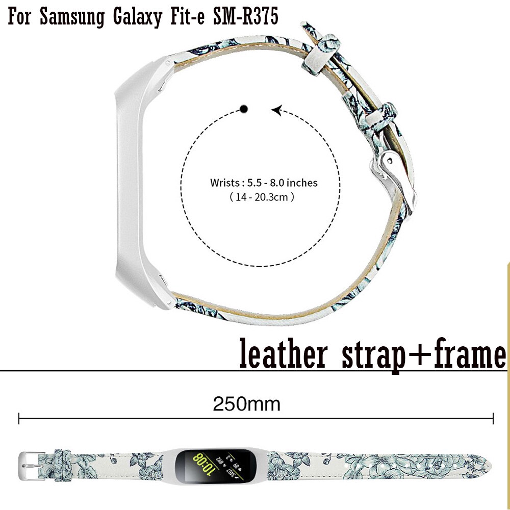 Dây Đeo Da Kiểu Dáng Thời Trang Dành Cho Đồng Hồ Thông Minh Samsung Galaxy Fit Sm-R370 / Galaxy fit-e SM-R375