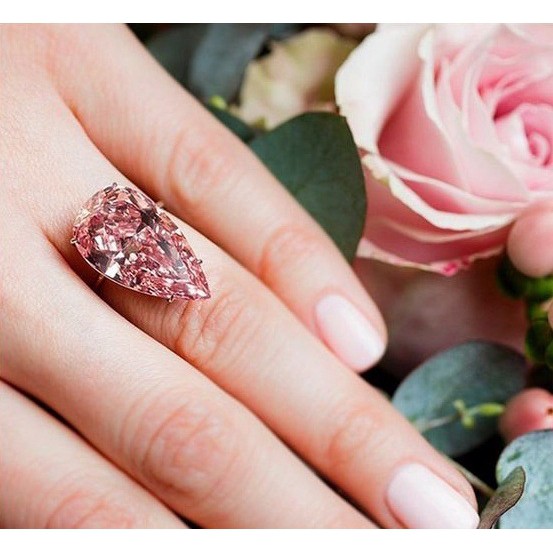 Nhẫn Đeo Tay Bằng Kim Loại Đính Đá Hình Giọt Nước Thời Trang Cho Nữ