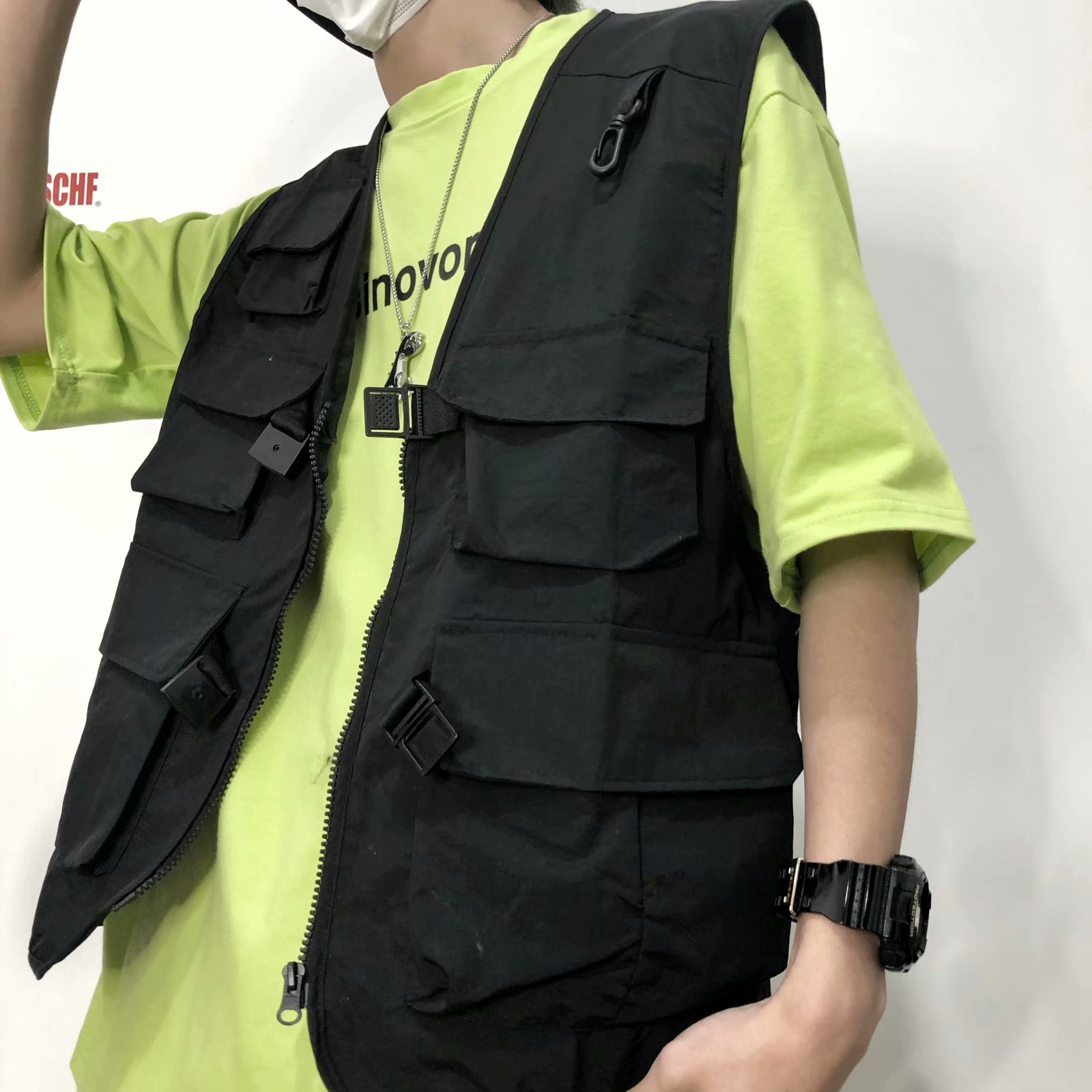 Áo Khoác Chiến Thuật Dáng Rộng Cá Tính Trẻ Trung Hợp Thời Trang | BigBuy360 - bigbuy360.vn