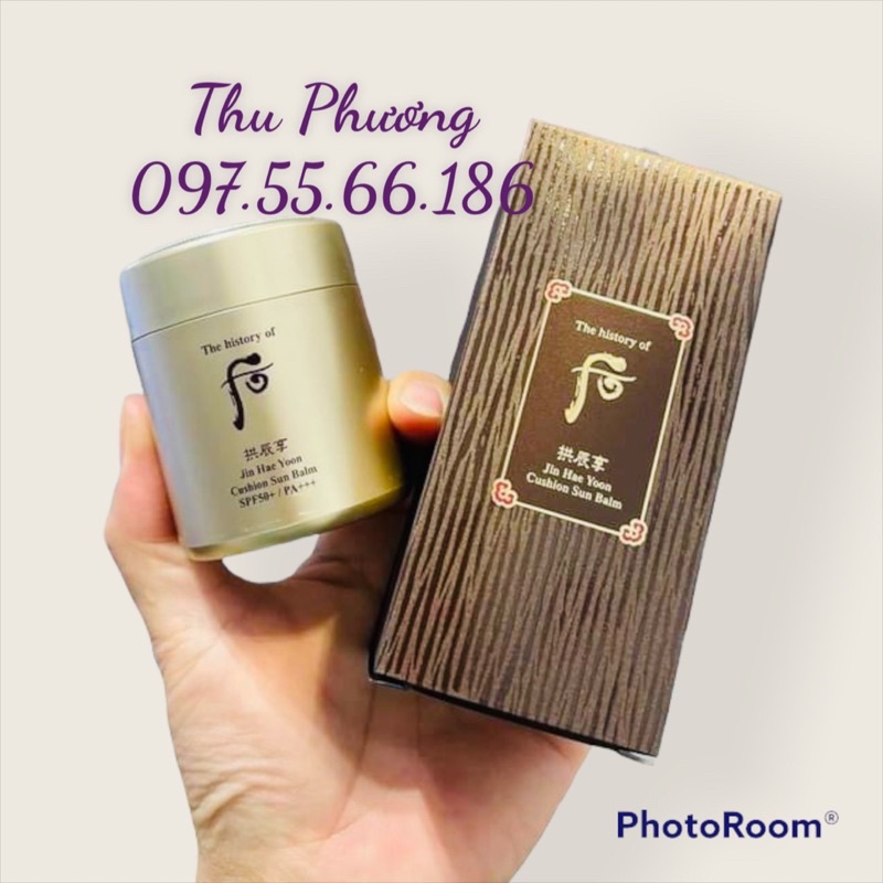 Phấn chống nắng Whoo Jin Hae Yoon Cushion Sun Balm (Phấn đa năng)