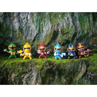 6 Móc khóa siêu nhân gao cuồng phong hurricanger Ninpu sentai. Hình 1