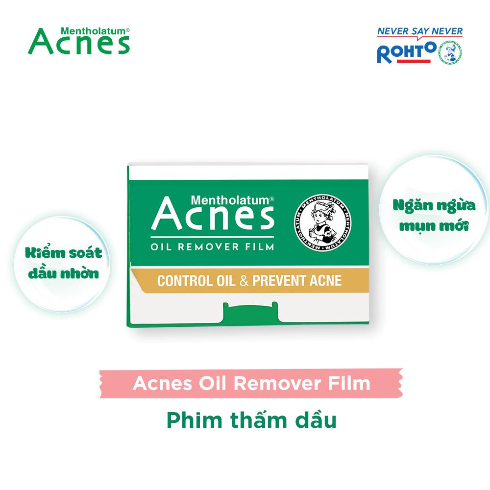  Phim thấm dầu Acnes Oil Remover Film 50 tờ