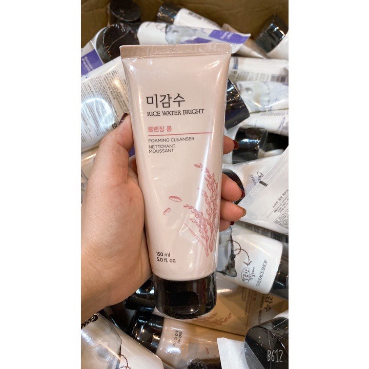Sữa Rửa Mặt Làm Sáng Da Thefaceshop Rice Water Bright Cleansing Foam 100ml
