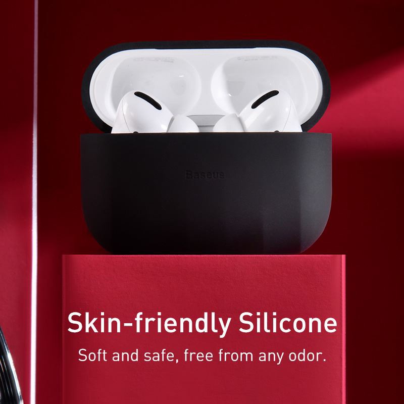 Vỏ Baseus Bằng Silicon Bảo Vệ Hộp Đựng Tai Nghe Airpod