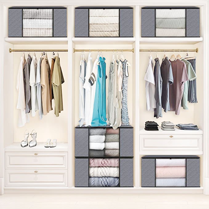 Túi Đựng Chăn Mền Có Tay Cầm Chất Liệu Dày Dặn Sức Chứa Lớn Có Khóa Kéo Tiện Dụng