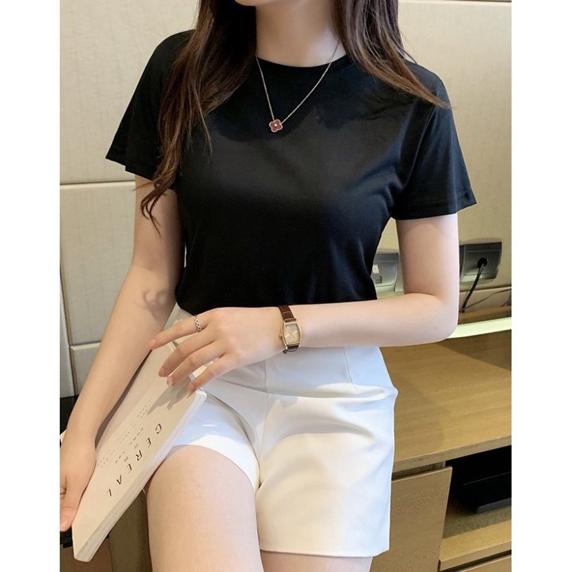 Áo Phông Cộc Tay Nữ 🍁 Áo Phông Màu Sắc Cơ Bản🎀 | BigBuy360 - bigbuy360.vn