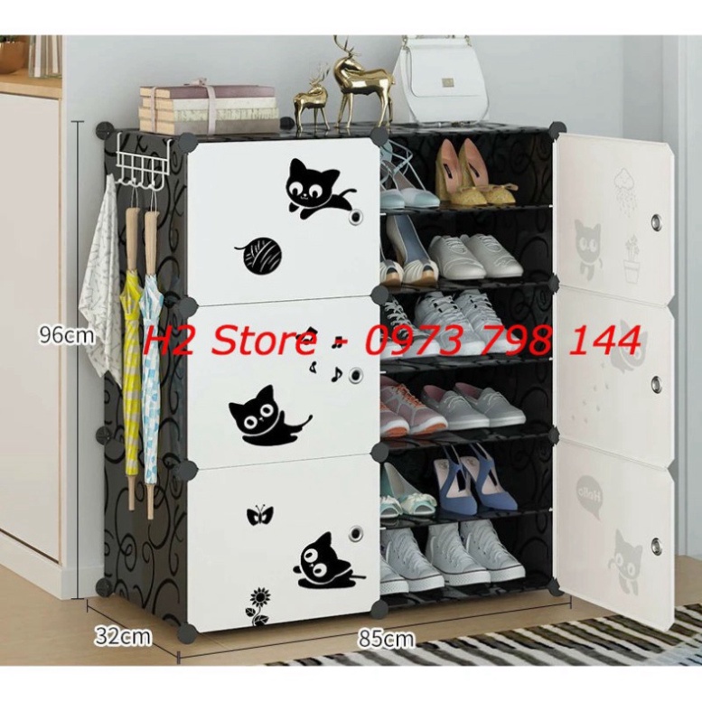Decal dán cửa tủ nhựa ghép đa năng
