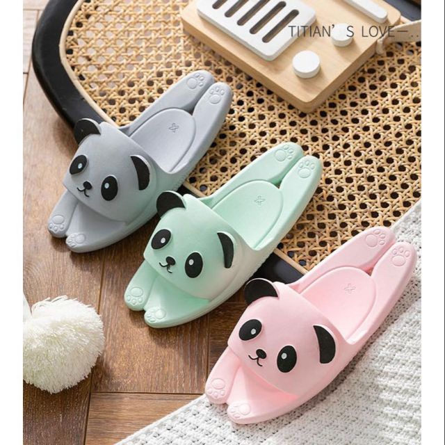 (SALE OFF + FREESHIP) Dép gấu trúc Panda sắc màu