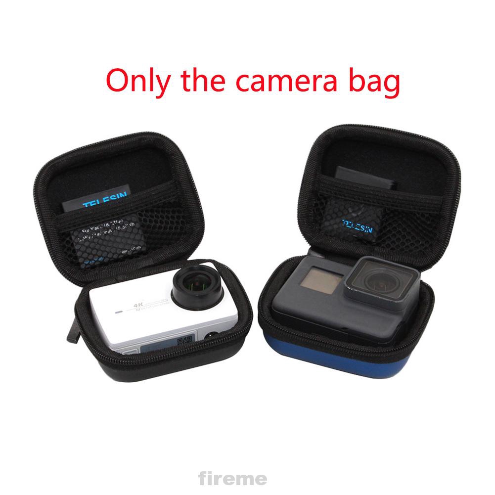 Camera Bag Scratch Resistant Zipper Fashion Durable PU Leather Outdoor Storage For GoPro HERO3