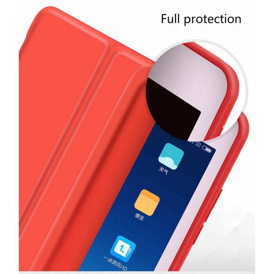 Ốp lưng cao su mềm nắp gập cho Xiaomi Mi Pad 4 Pad 4 plus 8'' 10.1''