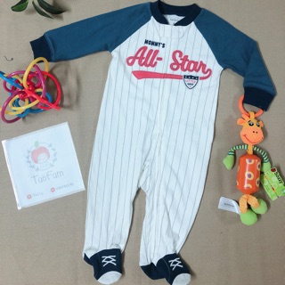 (CHỌN MẪU INBOX) Body dài tay liền vớ Carter's cho bé trai từ 0-9m. Giảm 10k khi mua từ 2 cái