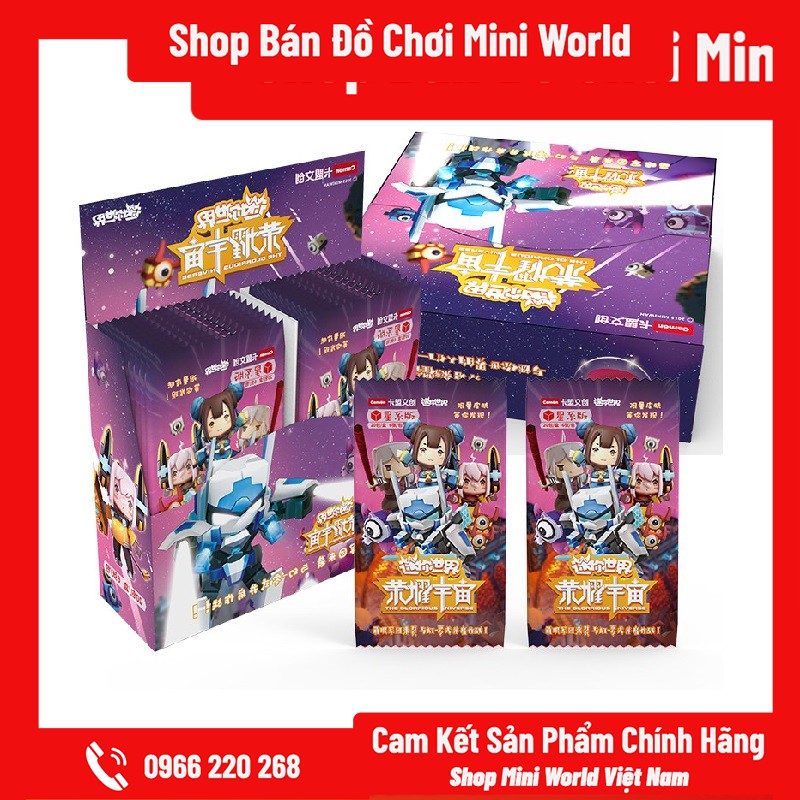 Bộ Sưu Tập Thẻ Bài Mini World SS1 [Trọn Bộ Gồm 20 Gói, 120 Thẻ Bài]