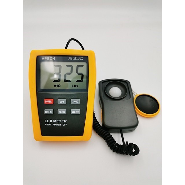 AM333LUX máy đo ánh sáng APECH AM333LUX 200,000lux, sai số thấp độ chính xác cao