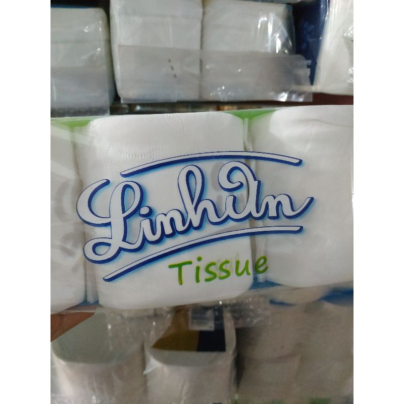 Giấy vệ sinh Linh An tissue siêu mềm, siêu dai