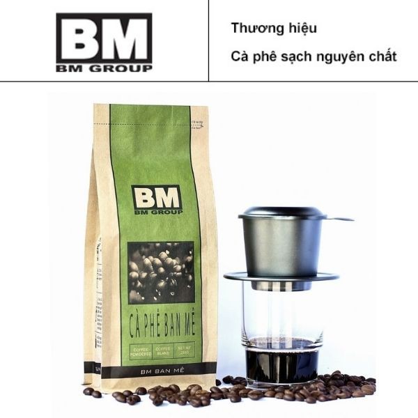 Cà Phê Bột Pha Phin Nguyên Chất 250g - BM BAN MÊ - Cà Phê Robusta Hái chín - Rang Mộc - Đậm Đà - Thơm Nồng - BM GROUP | BigBuy360 - bigbuy360.vn