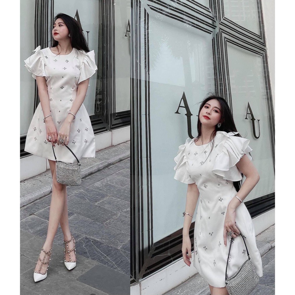 Đầm dự tiệc, dạo phố đính đá tay cánh tiên xinh xắn - WILLI Dress | BigBuy360 - bigbuy360.vn