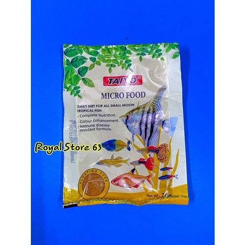 Cám Micro Food Taiyo (20gram) thức ăn cao cấp cho cá cảnh nhỏ