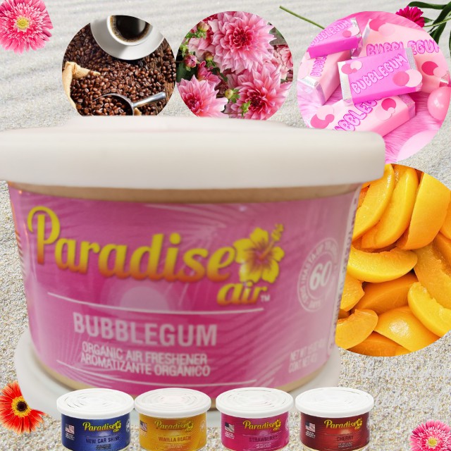 [Nhập Khẩu USA]Sáp Thơm Phòng và Ô tô Paradise hương thơm kẹo cao su ,quế và vanni bubblegum 11