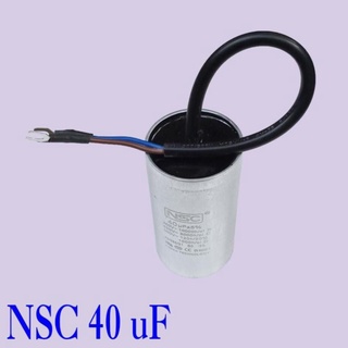 Tụ 40uf nhôm dây thương hiệu nsc