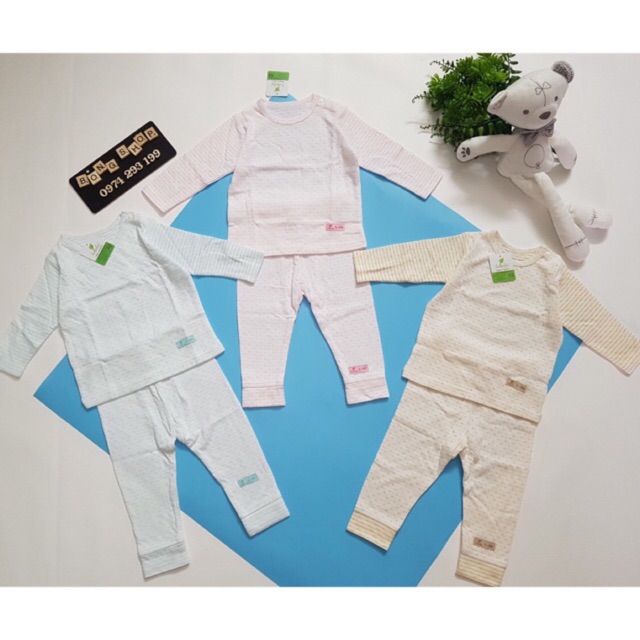 Bộ dài cotton 2 lớp thu đông lullaby (sale)