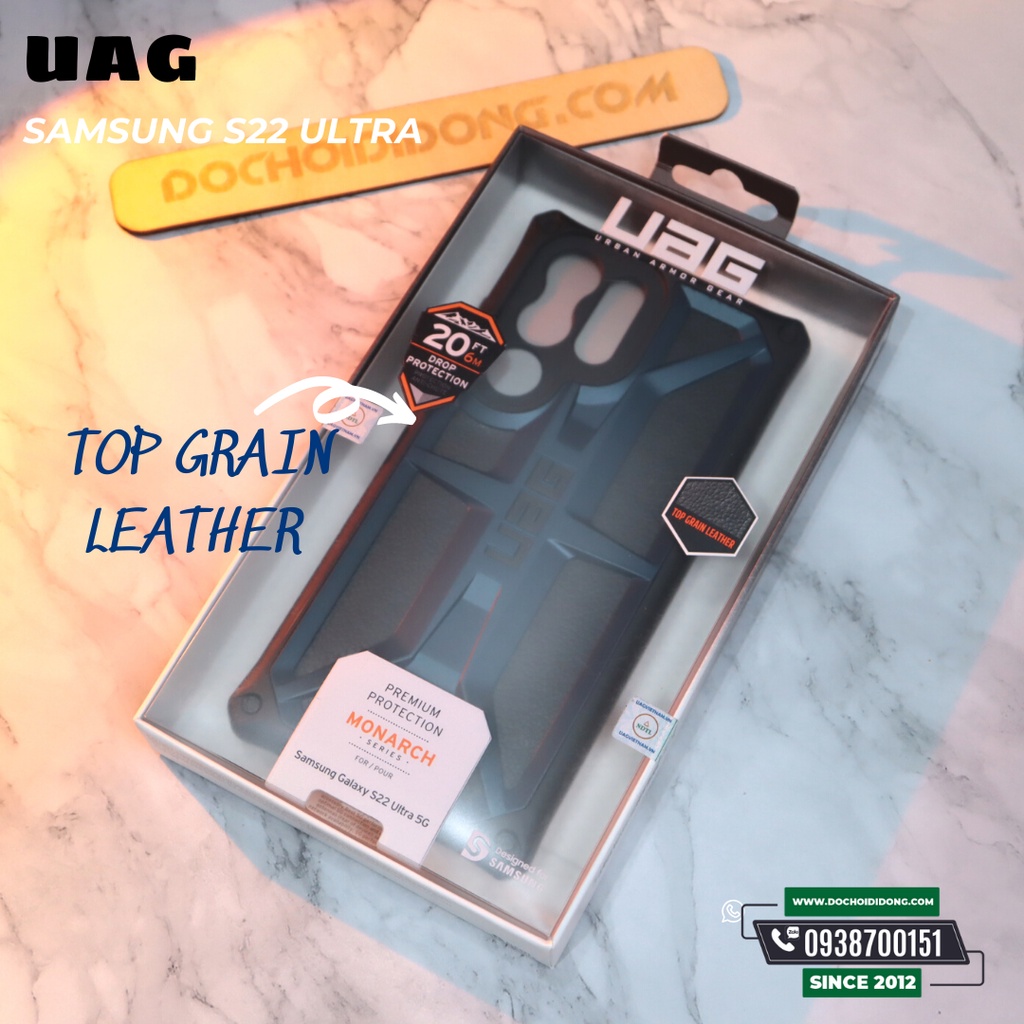 Ốp lưng Samsung Galaxy S22 Ultra UAG Premium Protection Monarch Series
