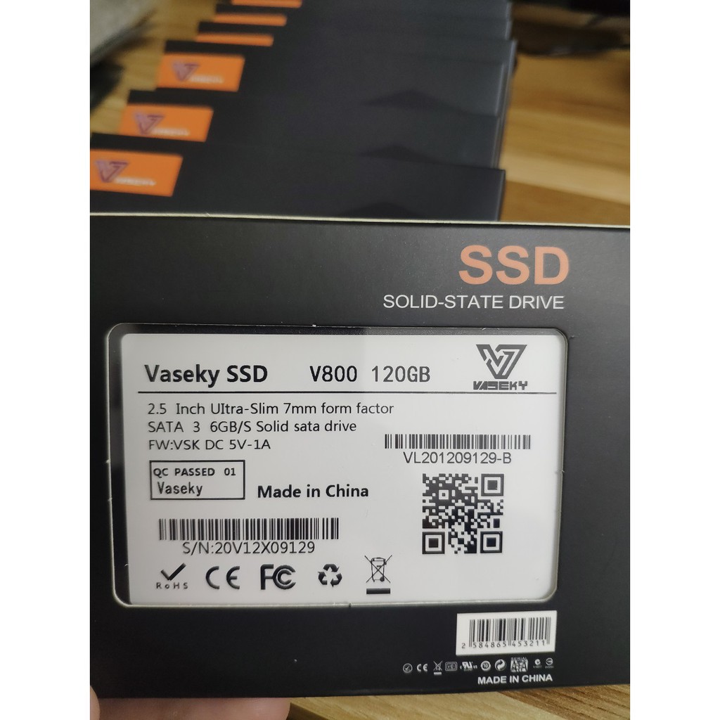 Ổ cứng SSD Vaseky V800 120GB, 240GB, 480GB - Cài win miễn phí, hàng chính hãng, bảo hành 3 năm | BigBuy360 - bigbuy360.vn