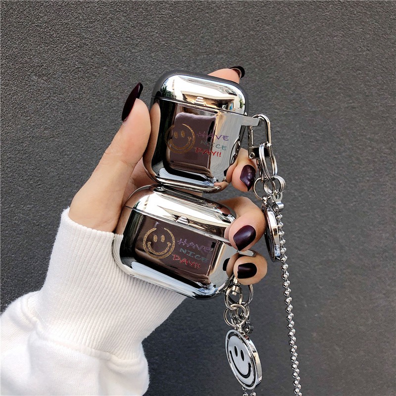 AirPods Pro AirPods 1 AirPods 2 Swivel smileys Electroplated smiley TPU Bluetooth headset case Soft case | BigBuy360 - bigbuy360.vn
